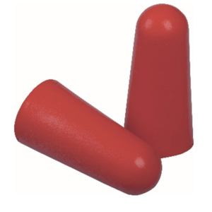 Bouchons d’oreilles jetables.